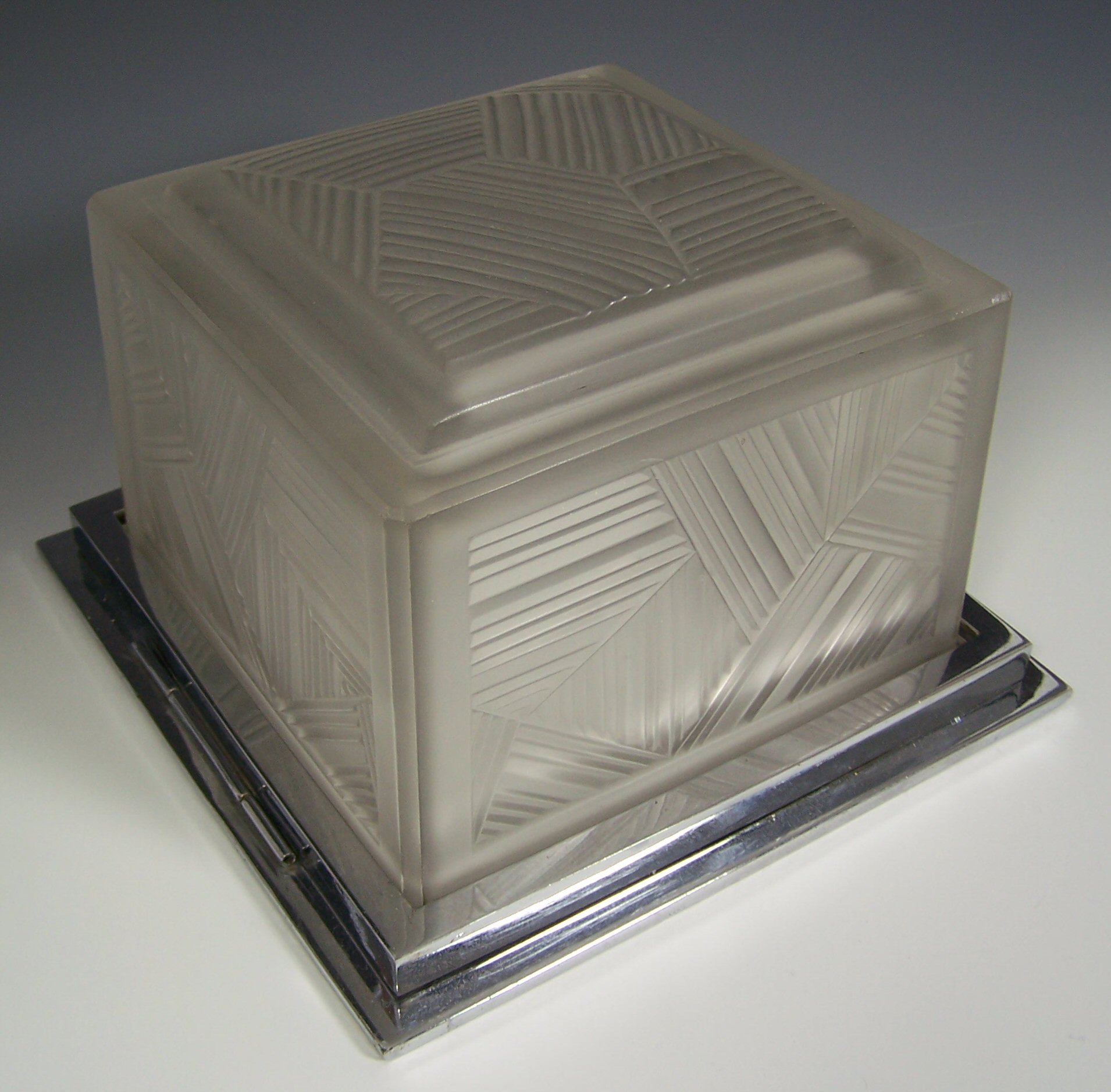 A Sabino frosted glass ceiling light