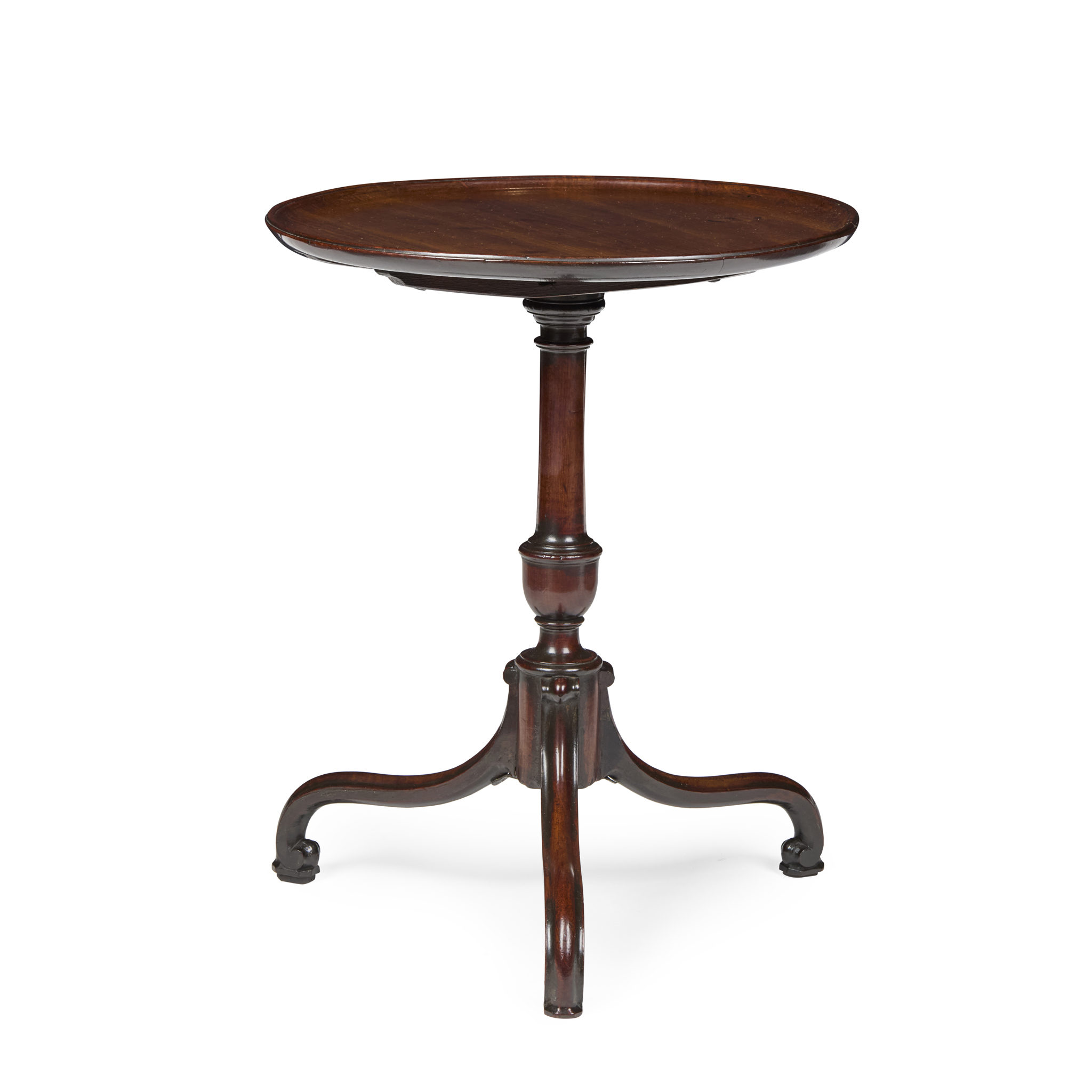 LATE GEORGE III MAHOGANY WINE TABLE