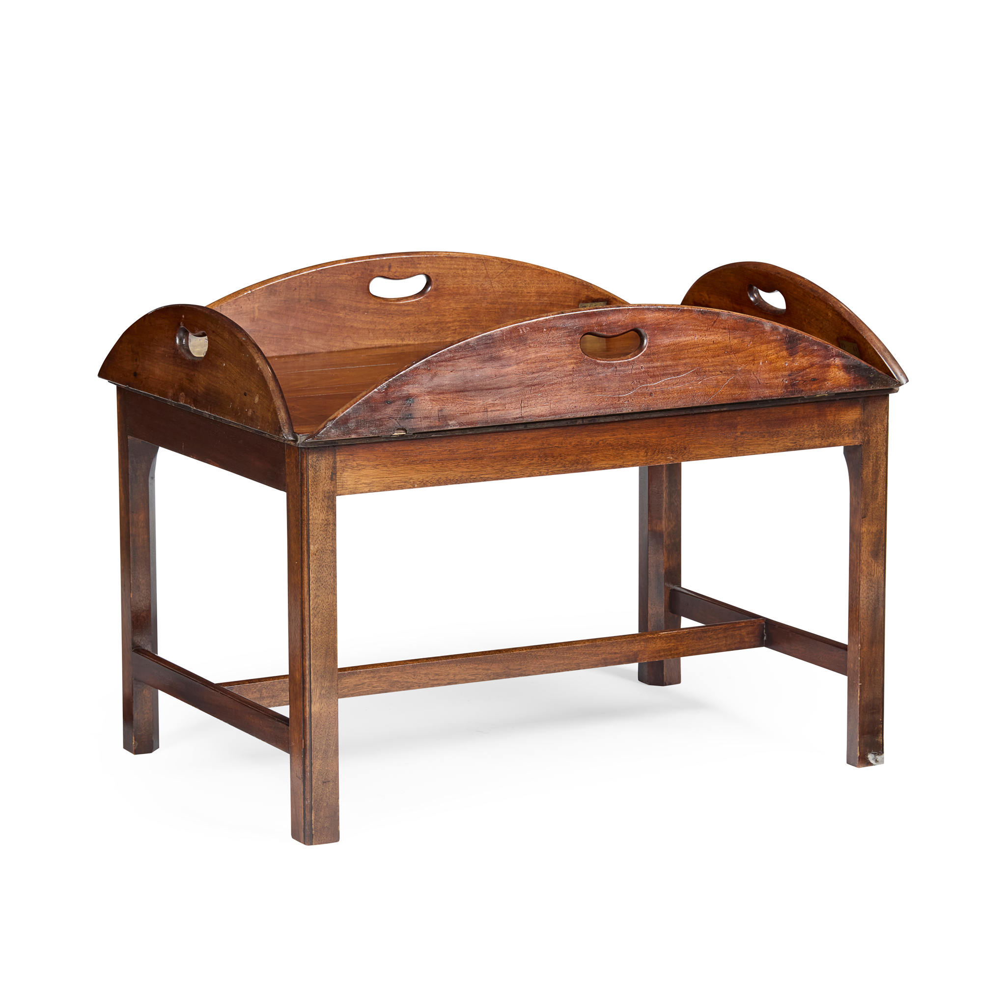 REGENCY MAHOGANY BUTLER'S TRAY TABLE