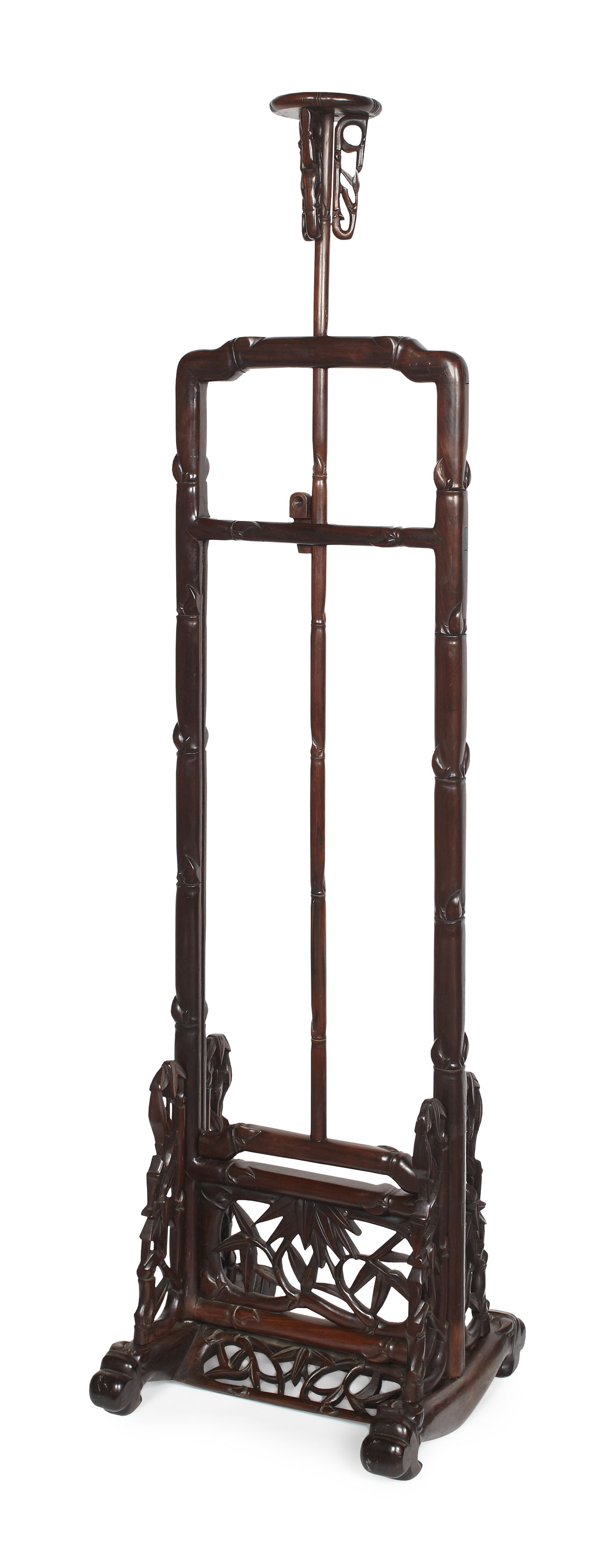 CHINESE HARDWOOD FLOOR LAMP