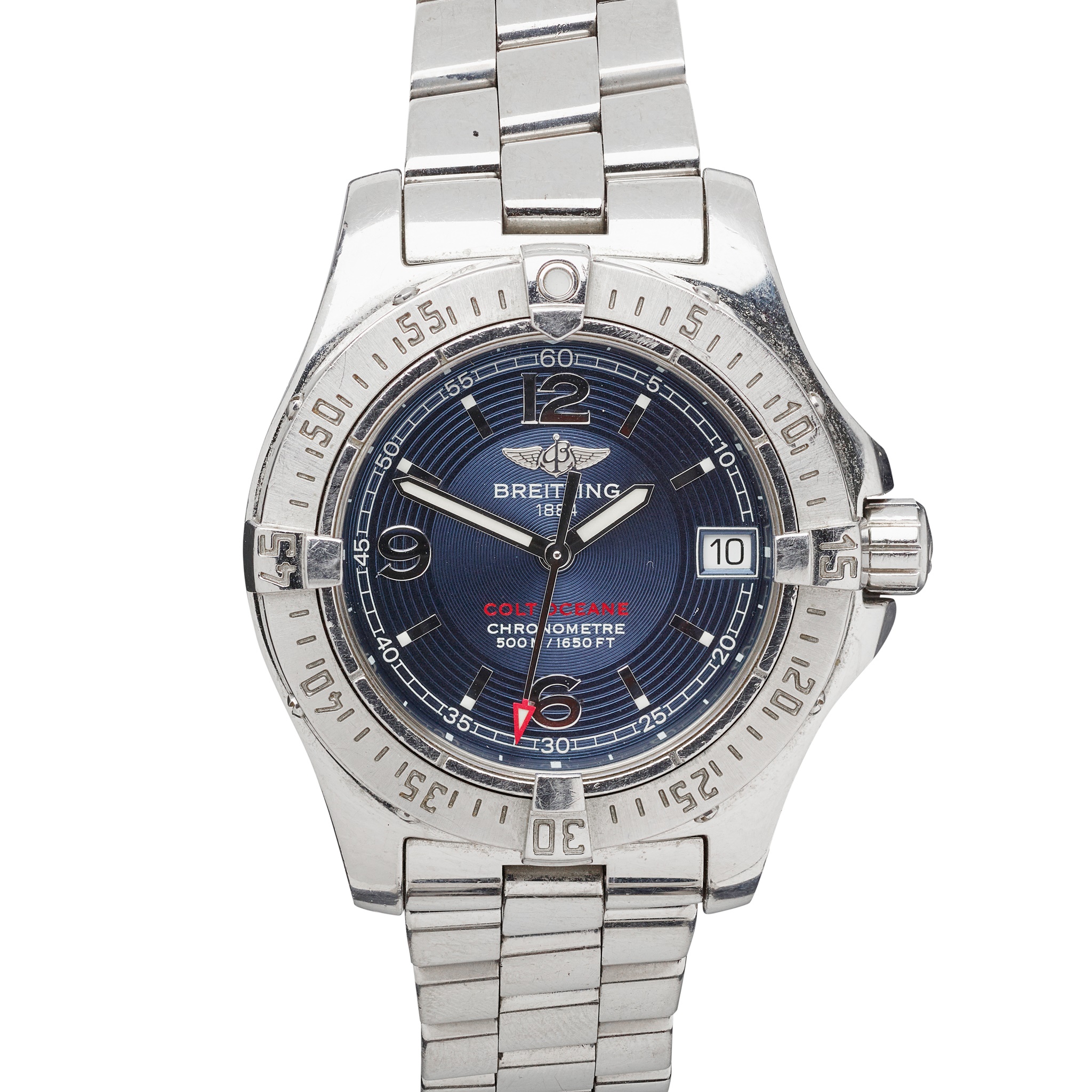 Breitling: a stainless steel wrist watch