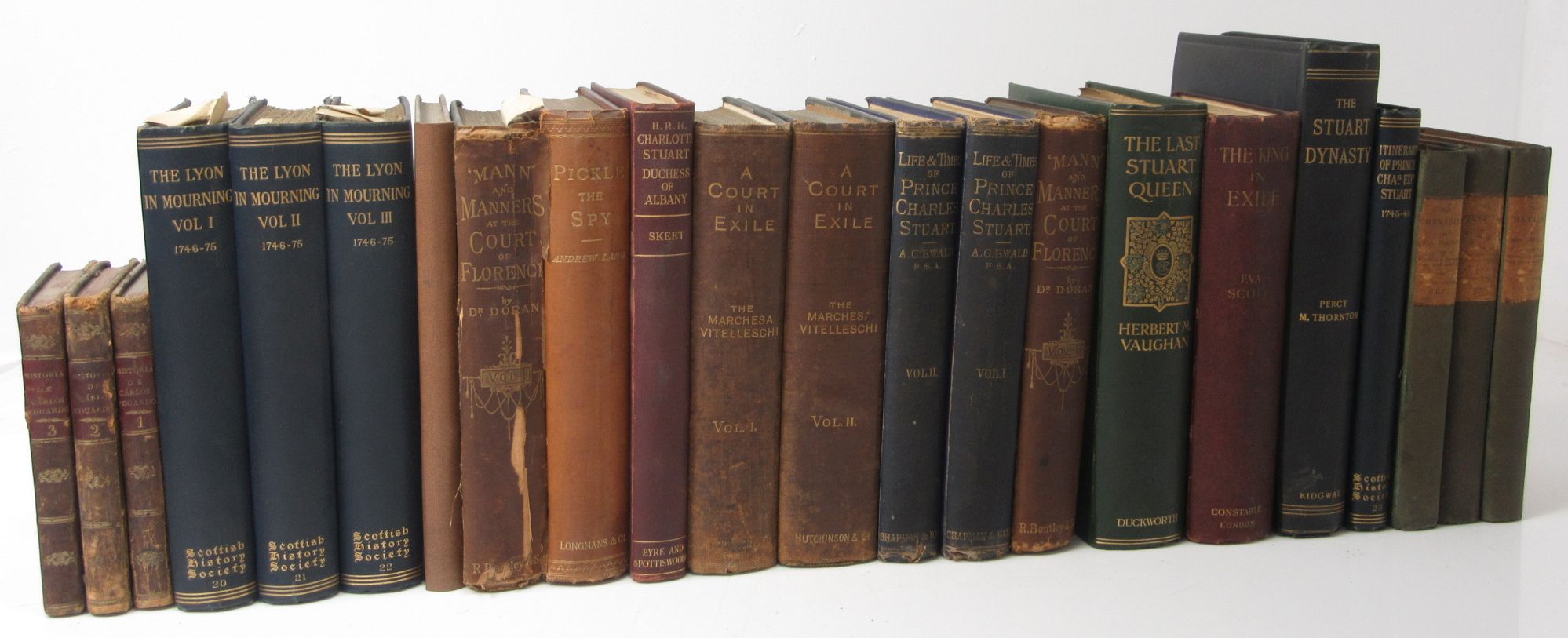 THE STUARTS, A LARGE COLLECTION OF BOOKS OF JACOBITE INTEREST