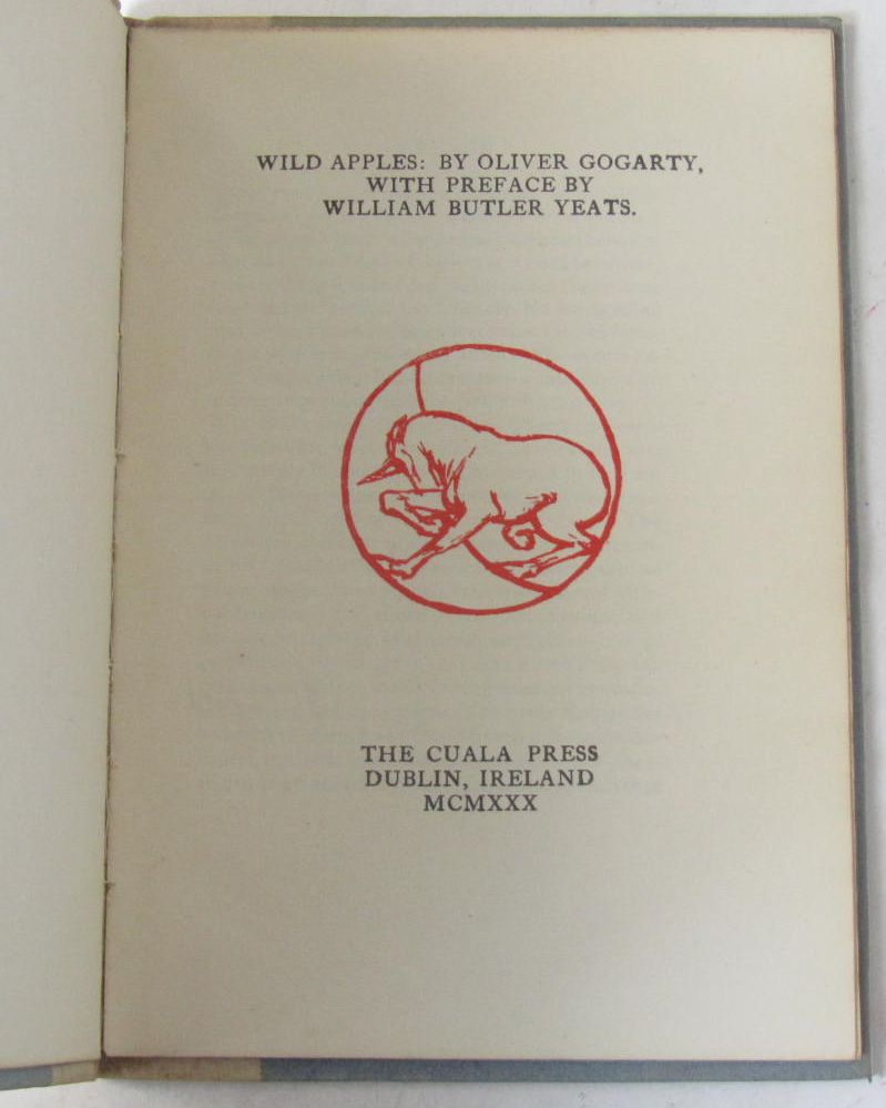 Cuala Press - Gogarty, Oliver