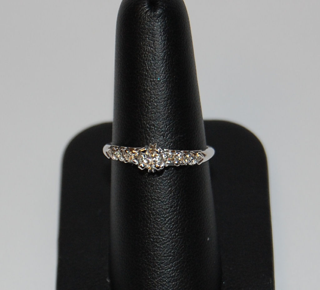 A modern diamond set ring
