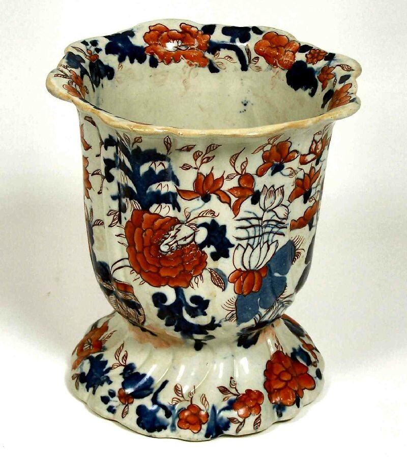 An early 19th century Ironstone vase