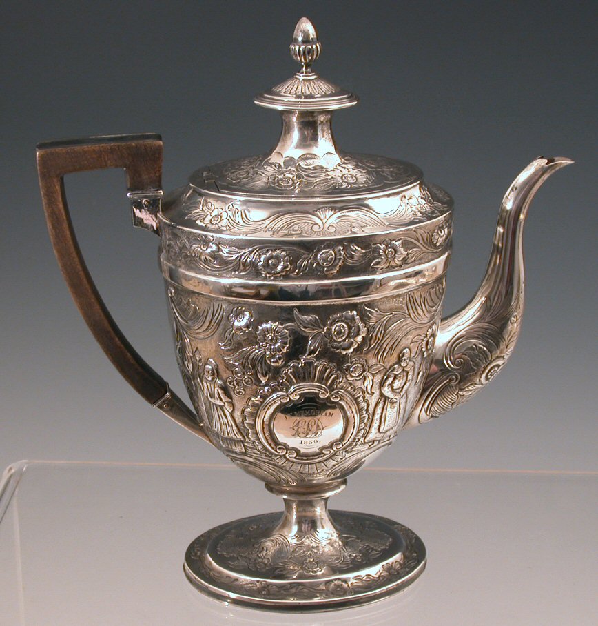 A George III coffee pot