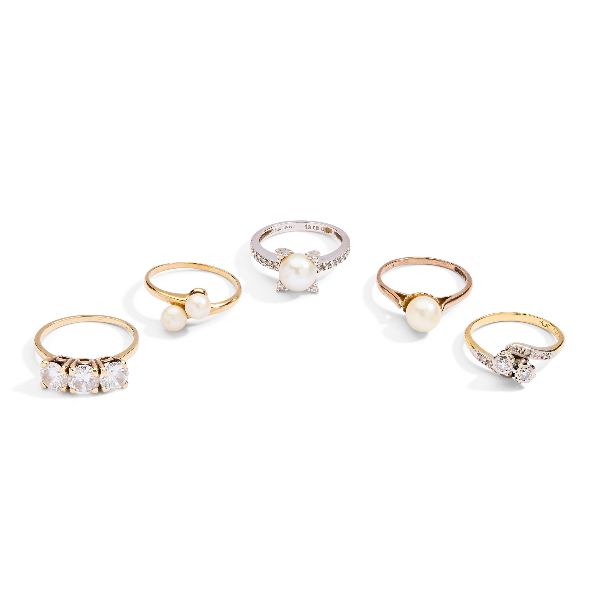 A selection of dress rings