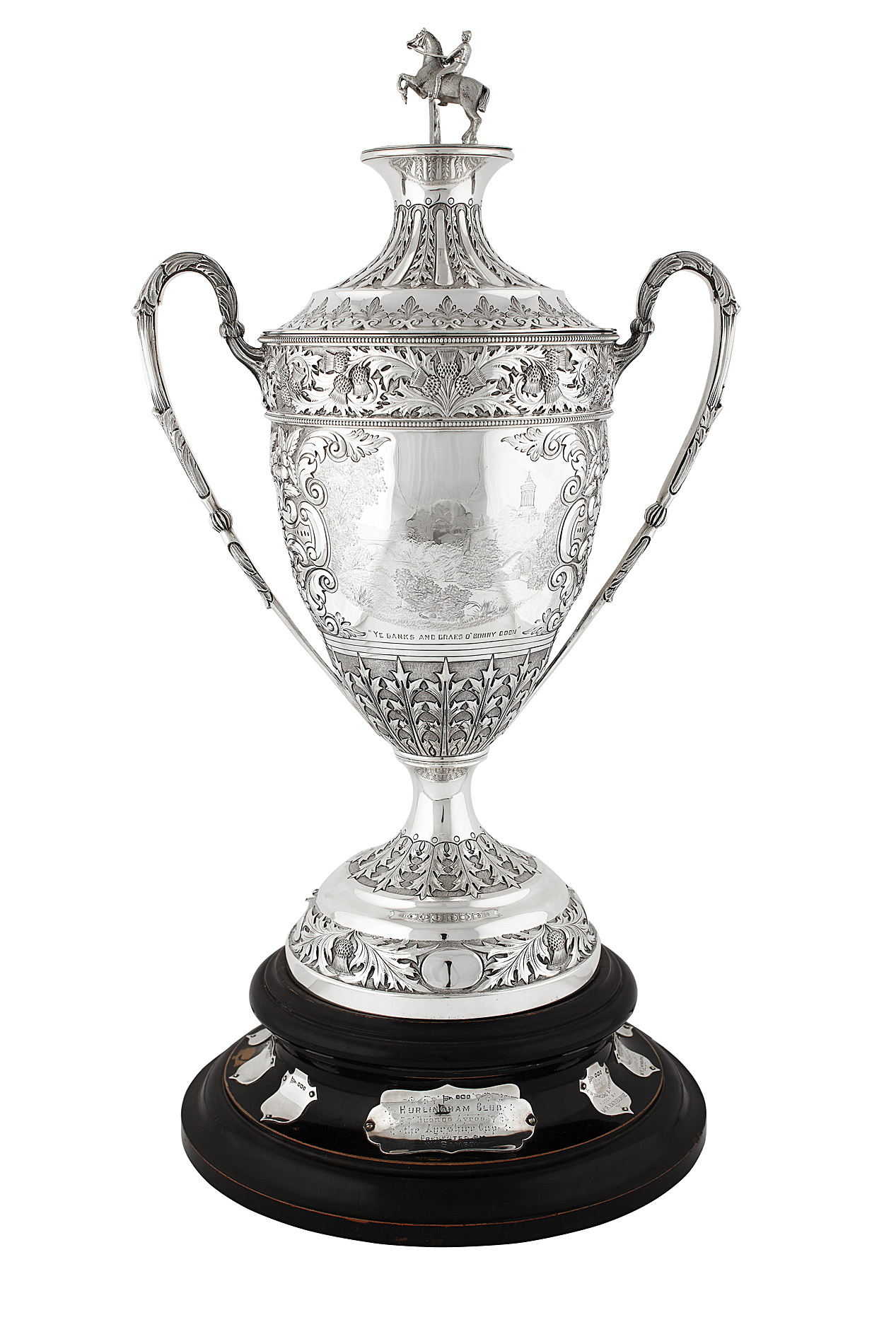 Attributed to David MacGregor of Perth - a late Victorian presentation trophy cup and cover