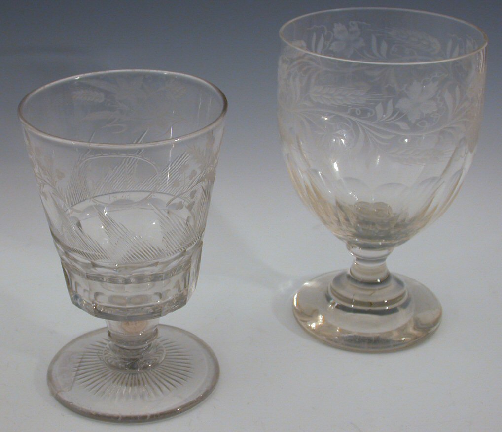 A large mid-19th century rummer