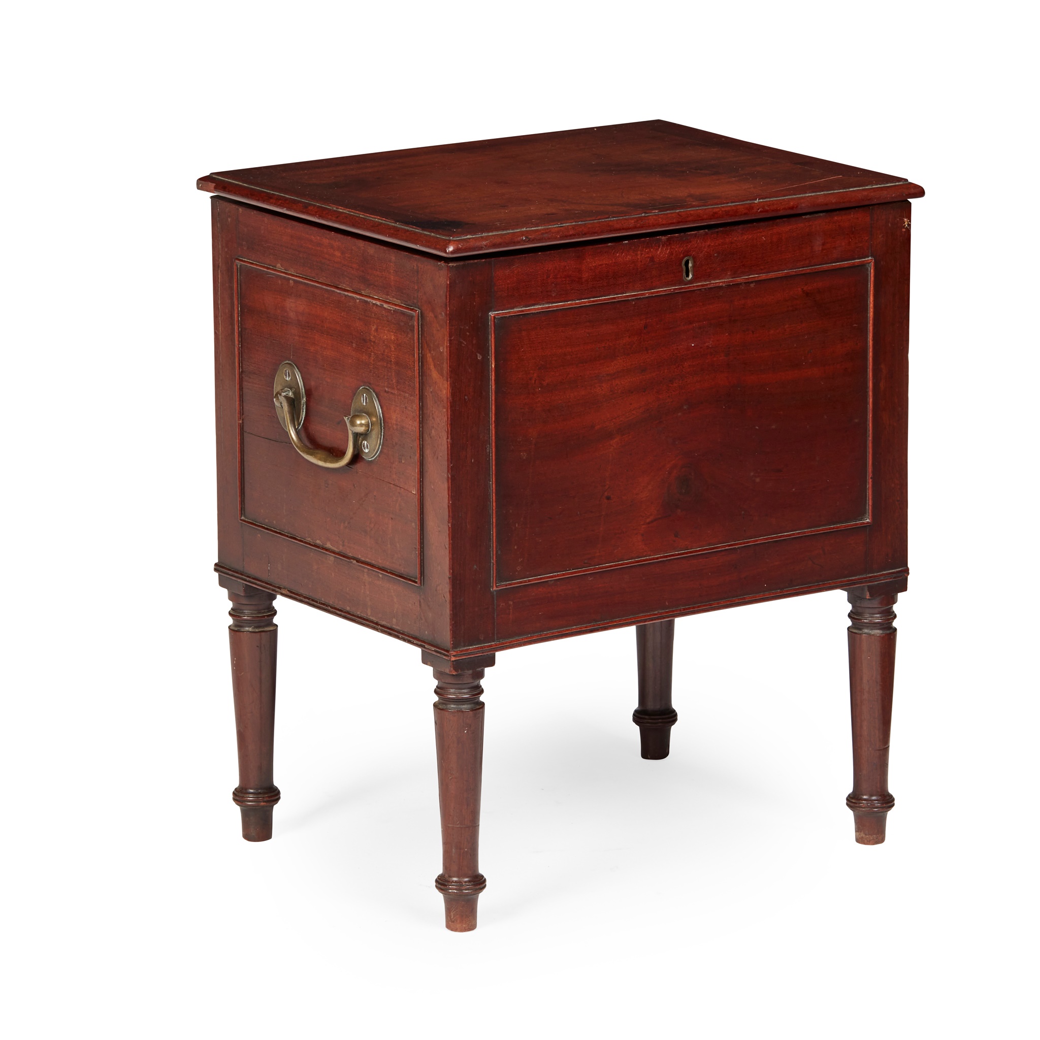 REGENCY MAHOGANY BOX CELLARET, ATTRIBUTED TO GILLOWS