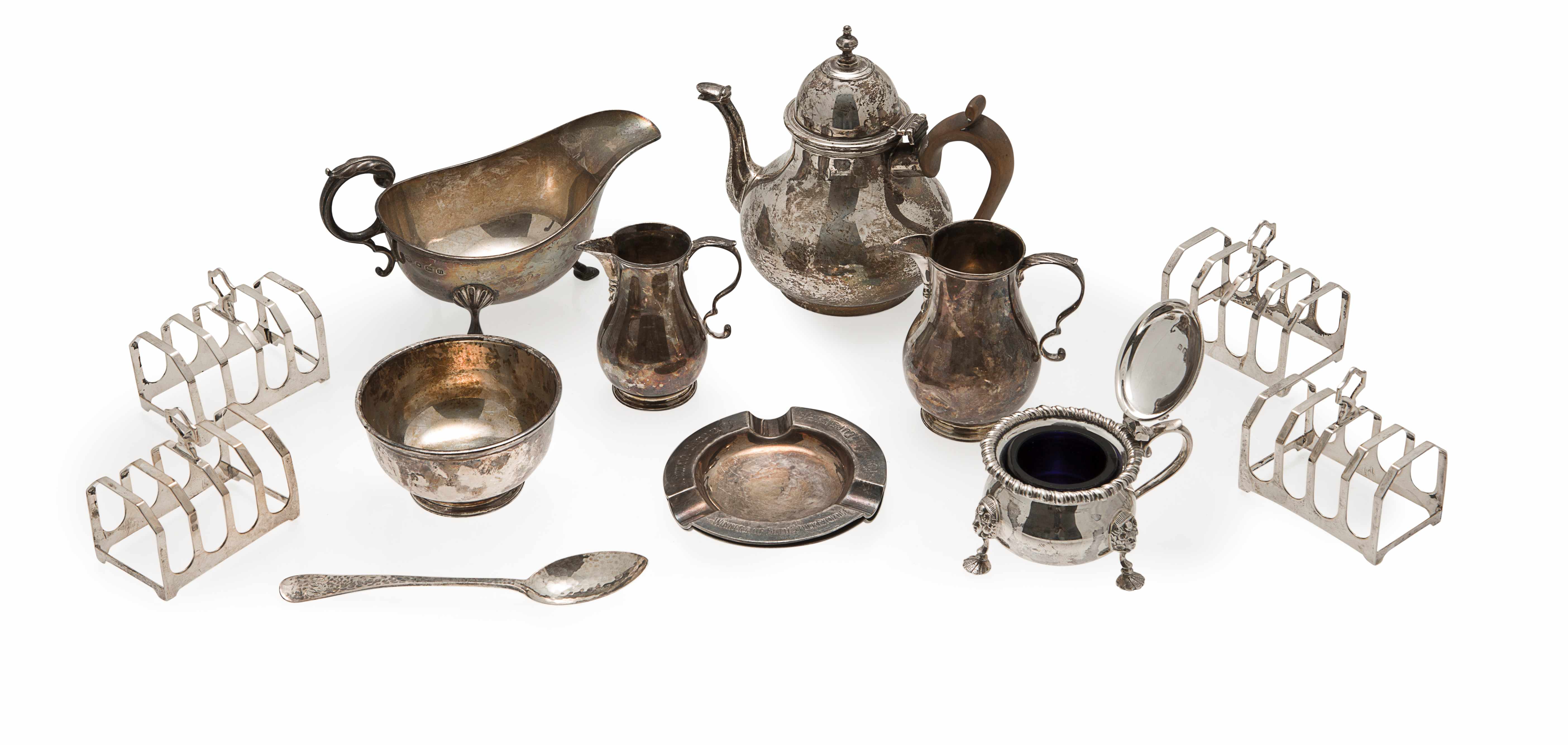 A collection of 20th century domestic silver