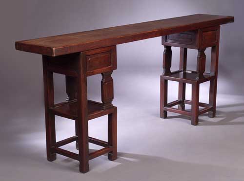 A Chinese hardwood altar table