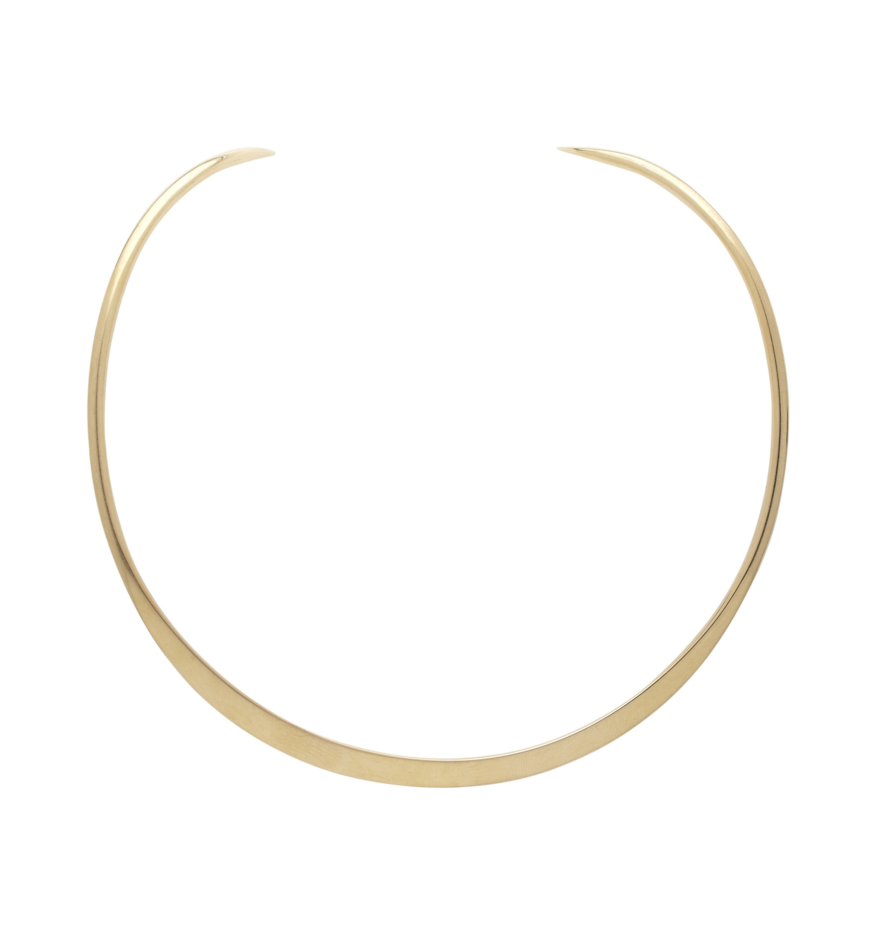 GEORG JENSEN - A 14ct gold necklace designed by Ove Wendt