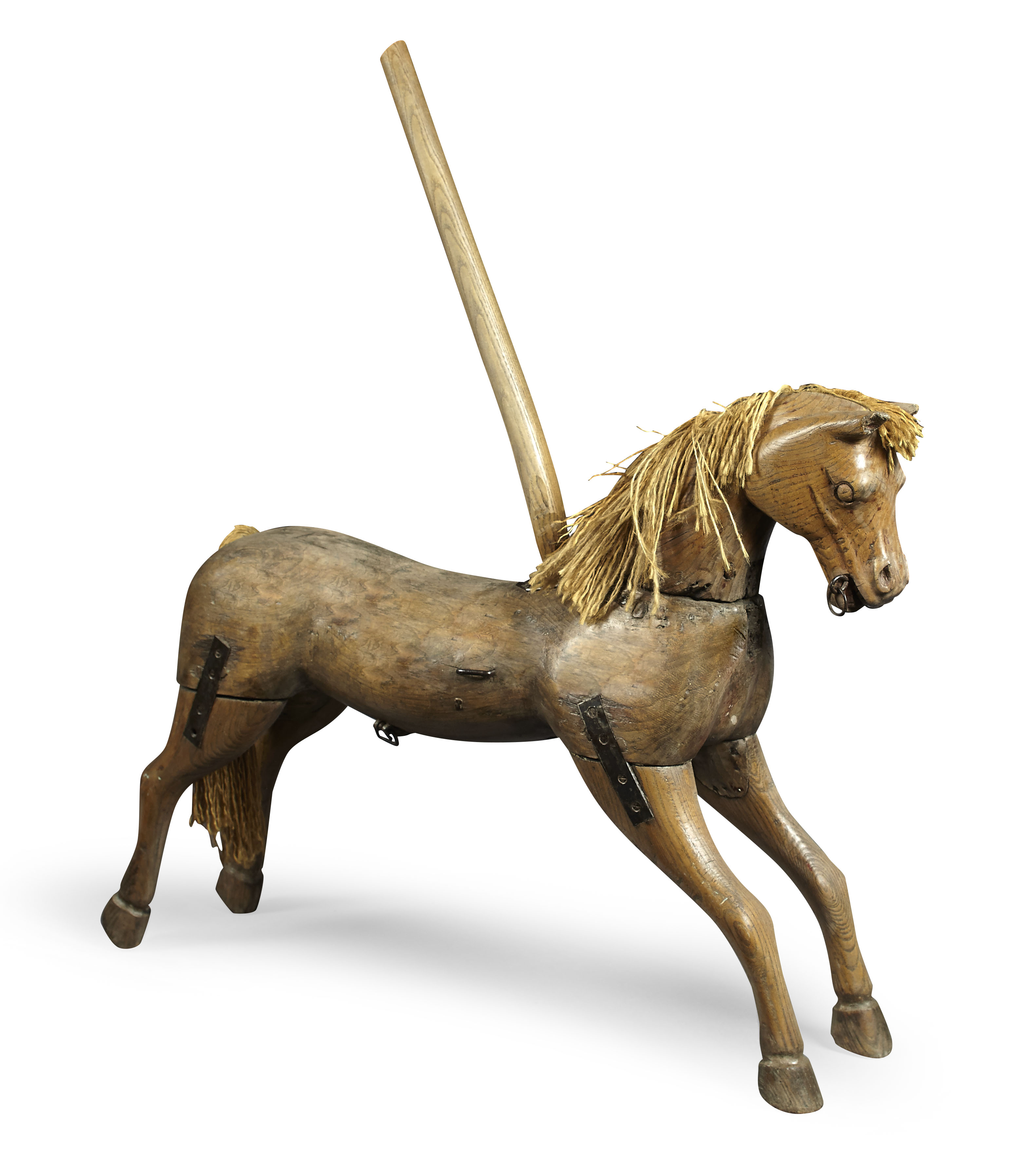 CONTINENTAL STRIPPED PINE HOBBY HORSE