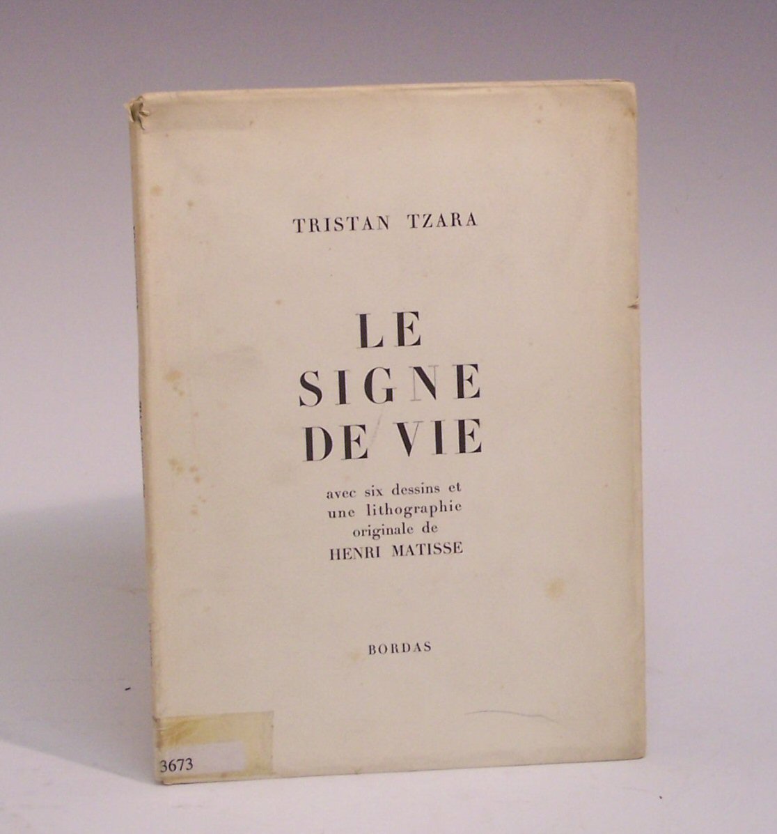 Tzara, Tristan & Matisse, Henri