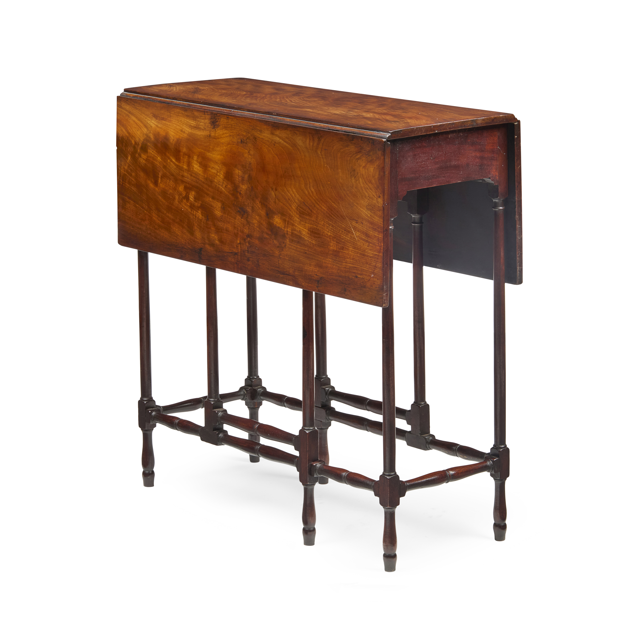 GEORGE II MAHOGANY SPIDER LEG TABLE