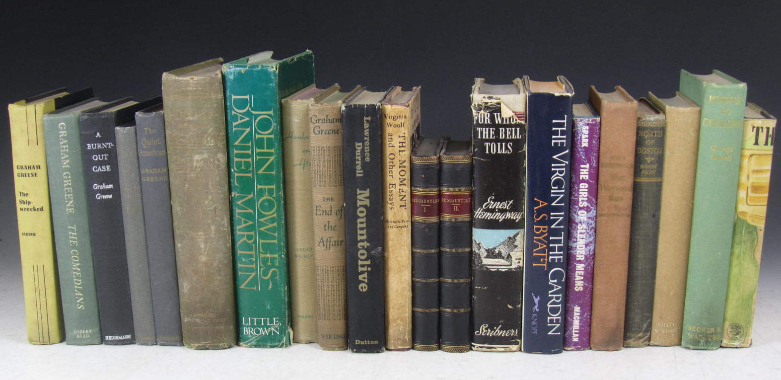 A collection of modern English literature, including