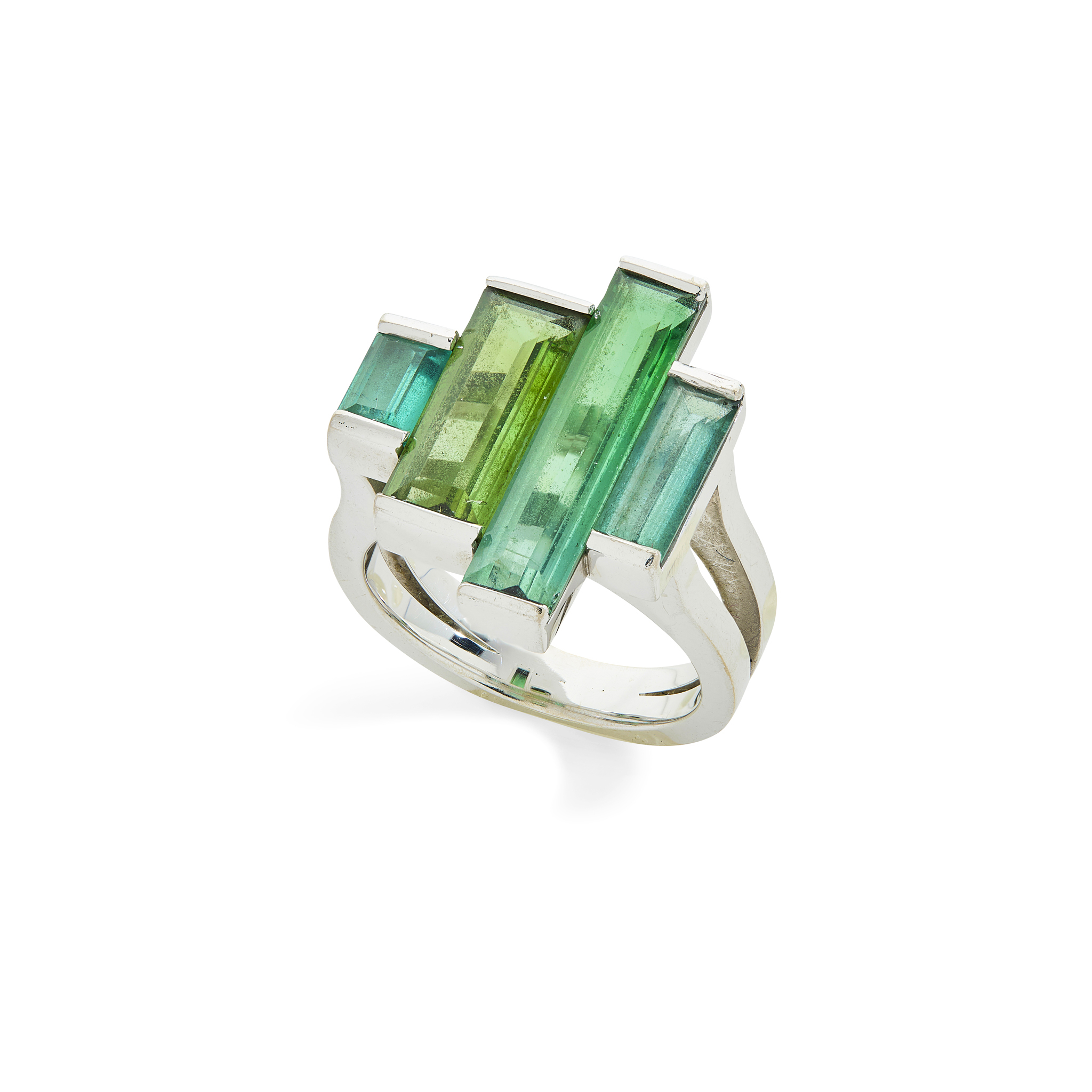Fiona Knapp: A 'Manhattan Skyline' green tourmaline dress ring