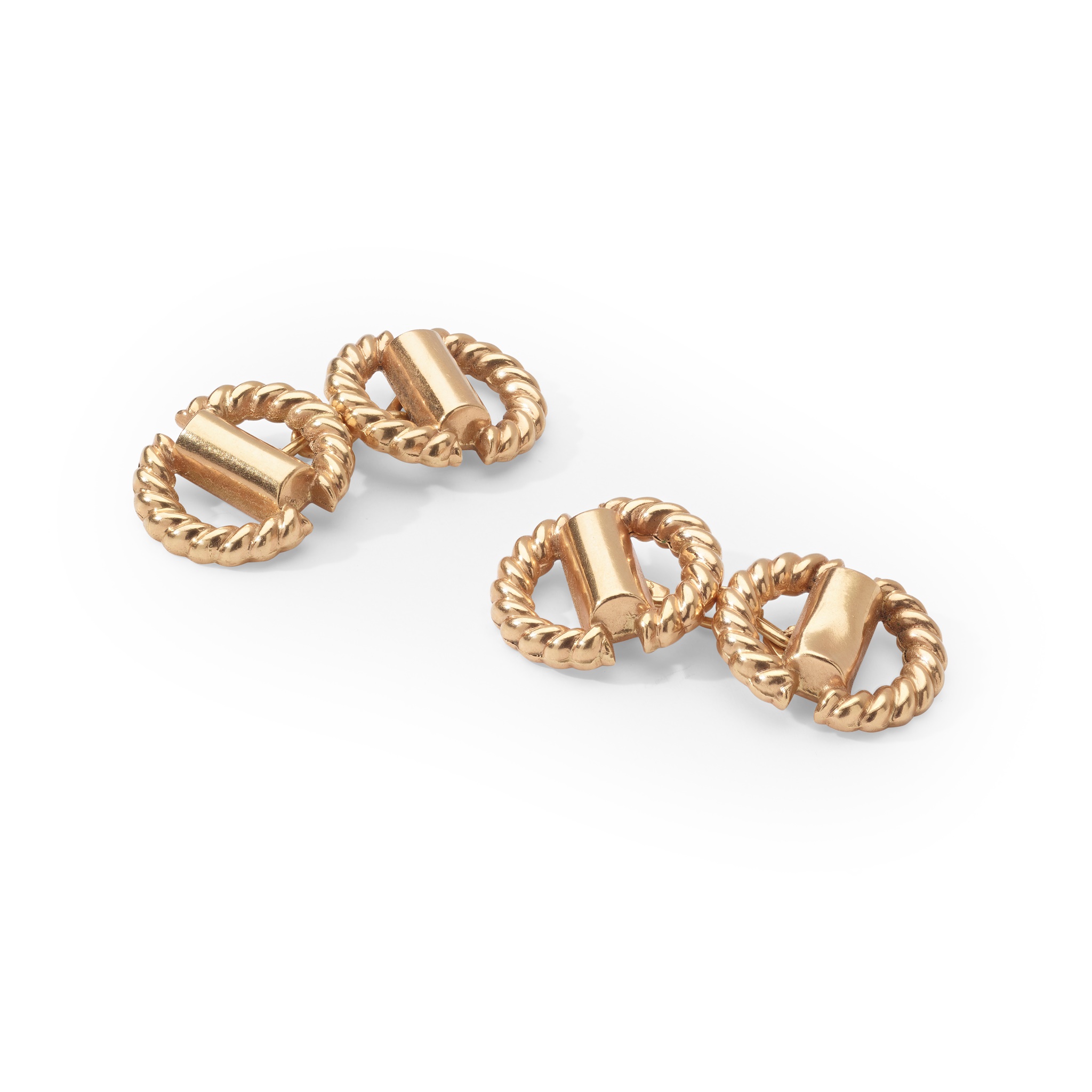 A pair of cufflinks, 1940s
