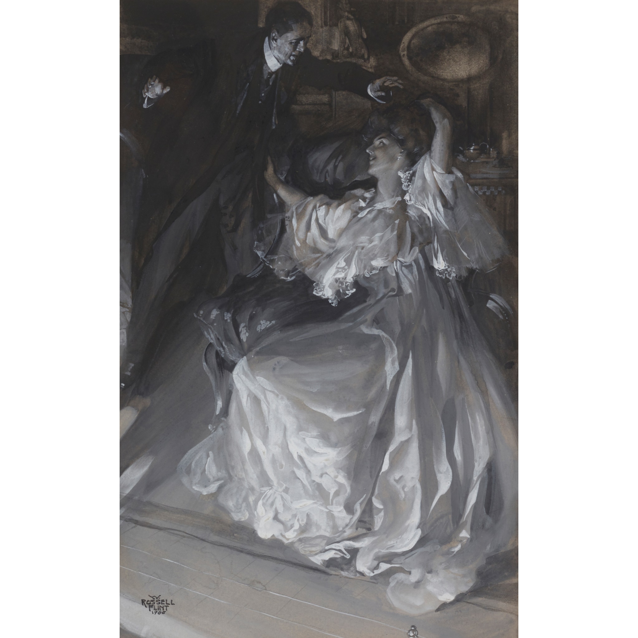 SIR WILLIAM RUSSELL FLINT P.R.A., P.R.W.S., R.S.W., R.O.I., R.E. (SCOTTISH 1880-1969)