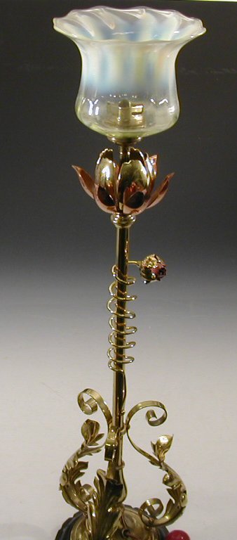 A W.A.S Benson style table lamp