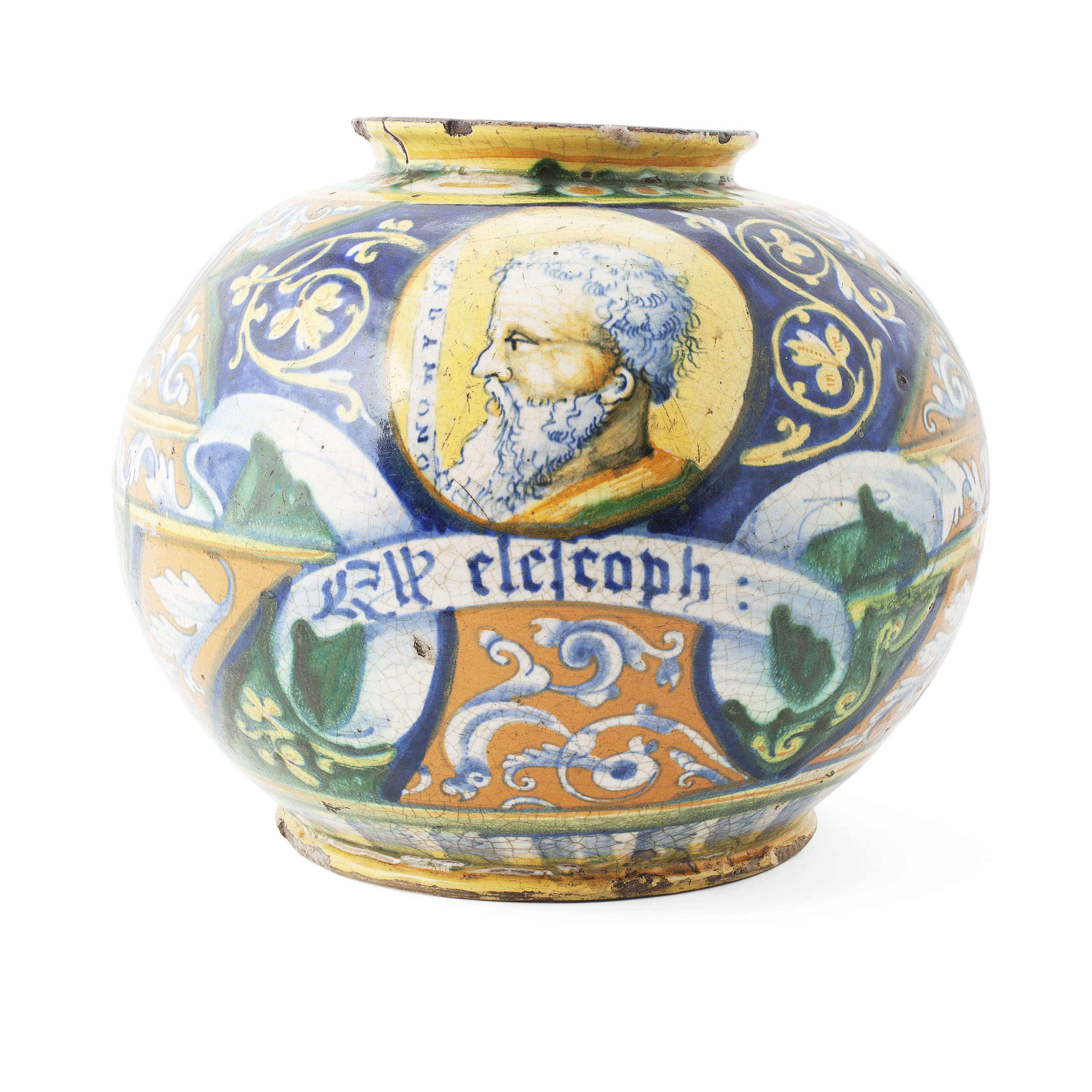 ITALIAN MAIOLICA APOTHECARY JAR