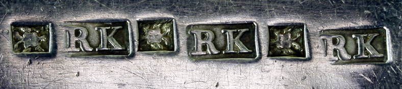 Perth - a set of six Scottish provincial table spoons