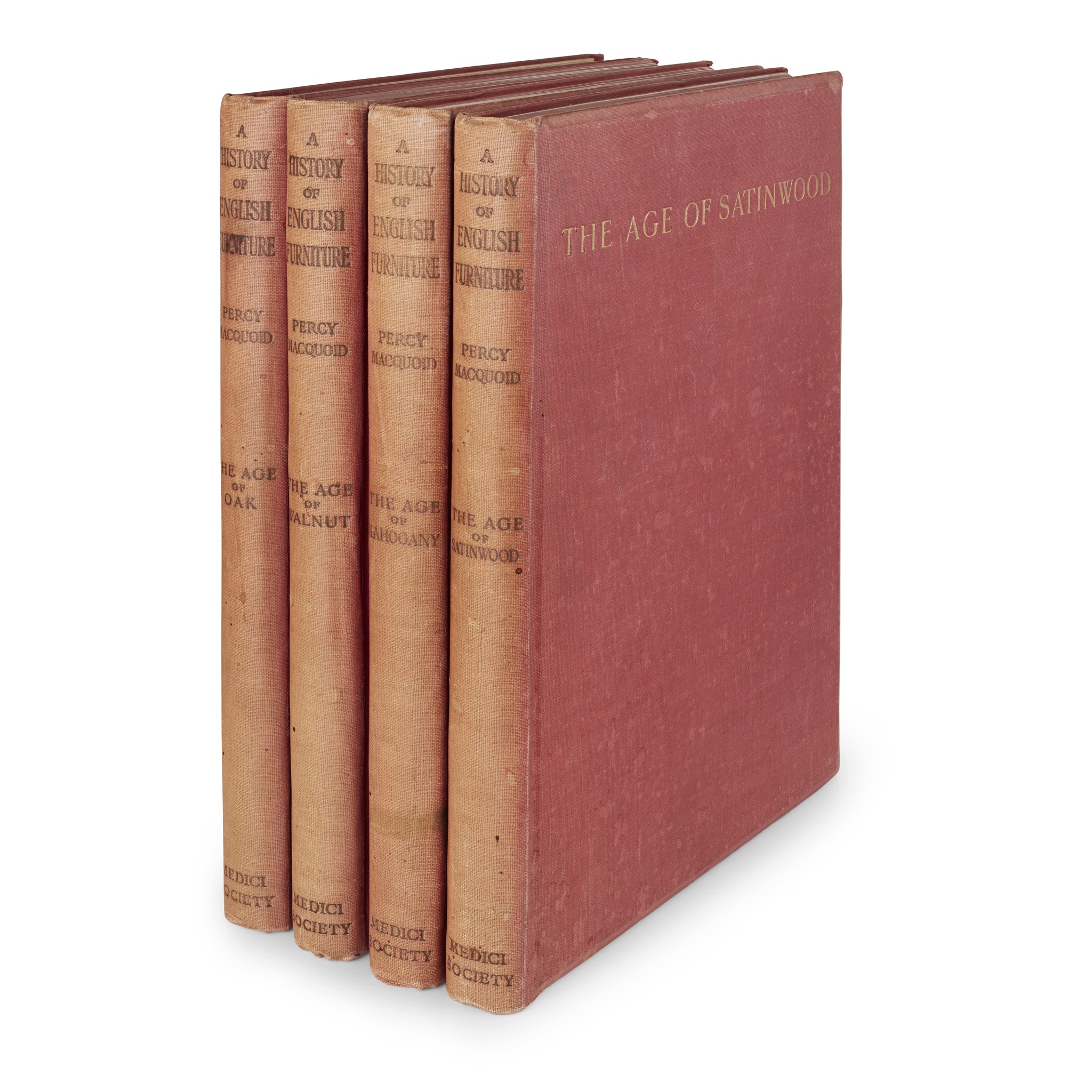 MACQUOID (PERCY) A History of English Furniture, 4 vol.