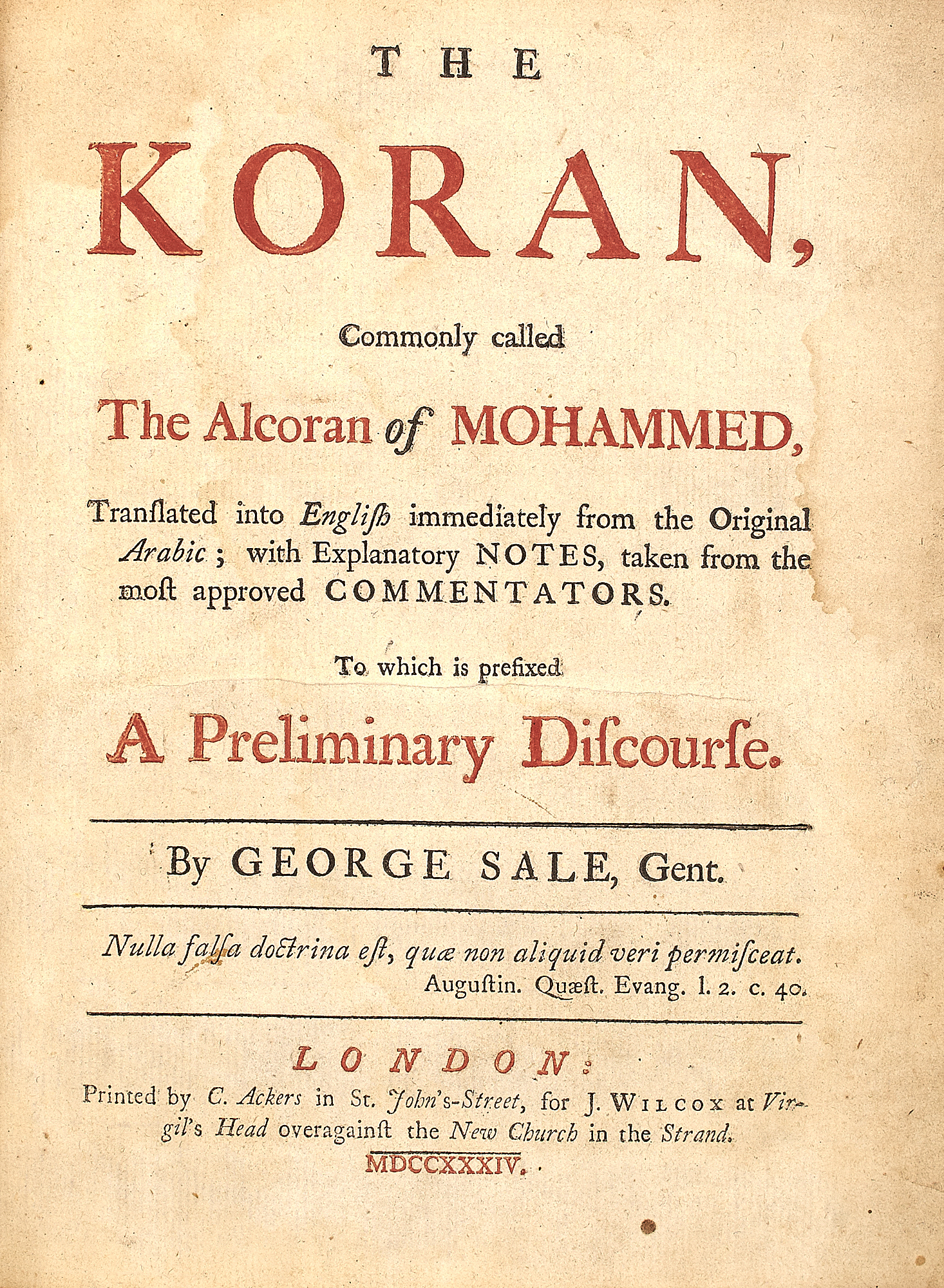 Koran - Sale, George
