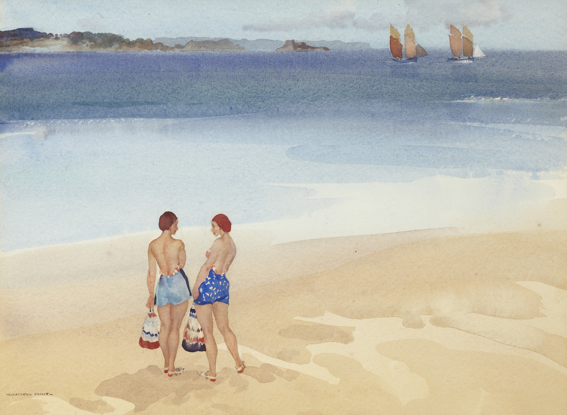SIR WILLIAM RUSSELL FLINT P.R.A., P.R.W.S., R.S.W., R.O.I., R.E. (SCOTTISH 1880-1969)