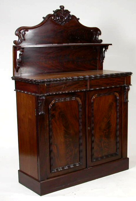 A Victorian mahogany chiffonier,