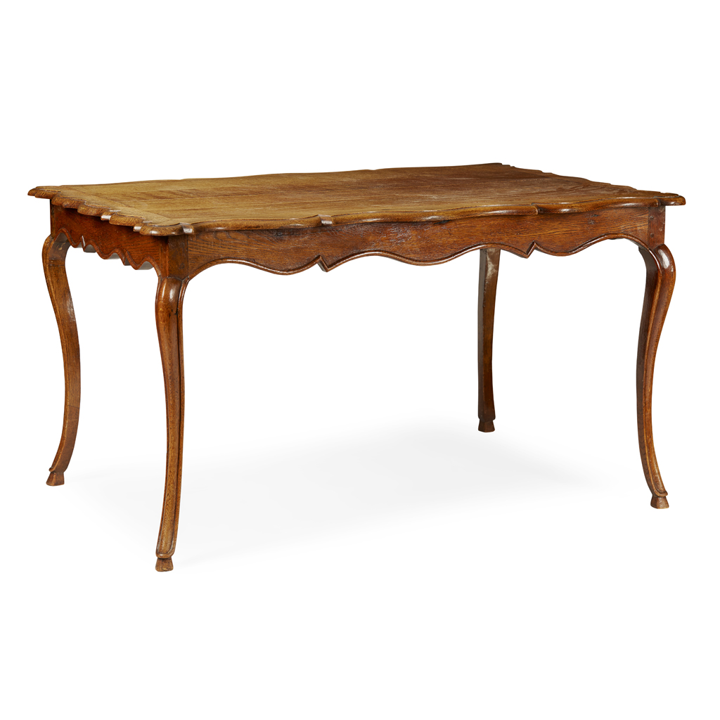 LOUIS XV PROVINCIAL OAK TABLE