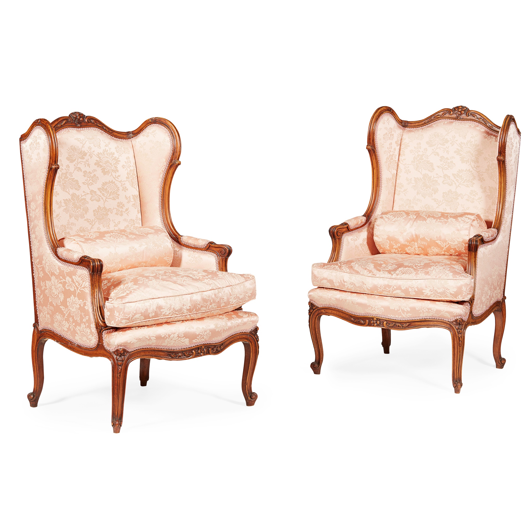 PAIR OF LOUIS XV STYLE BERGERES