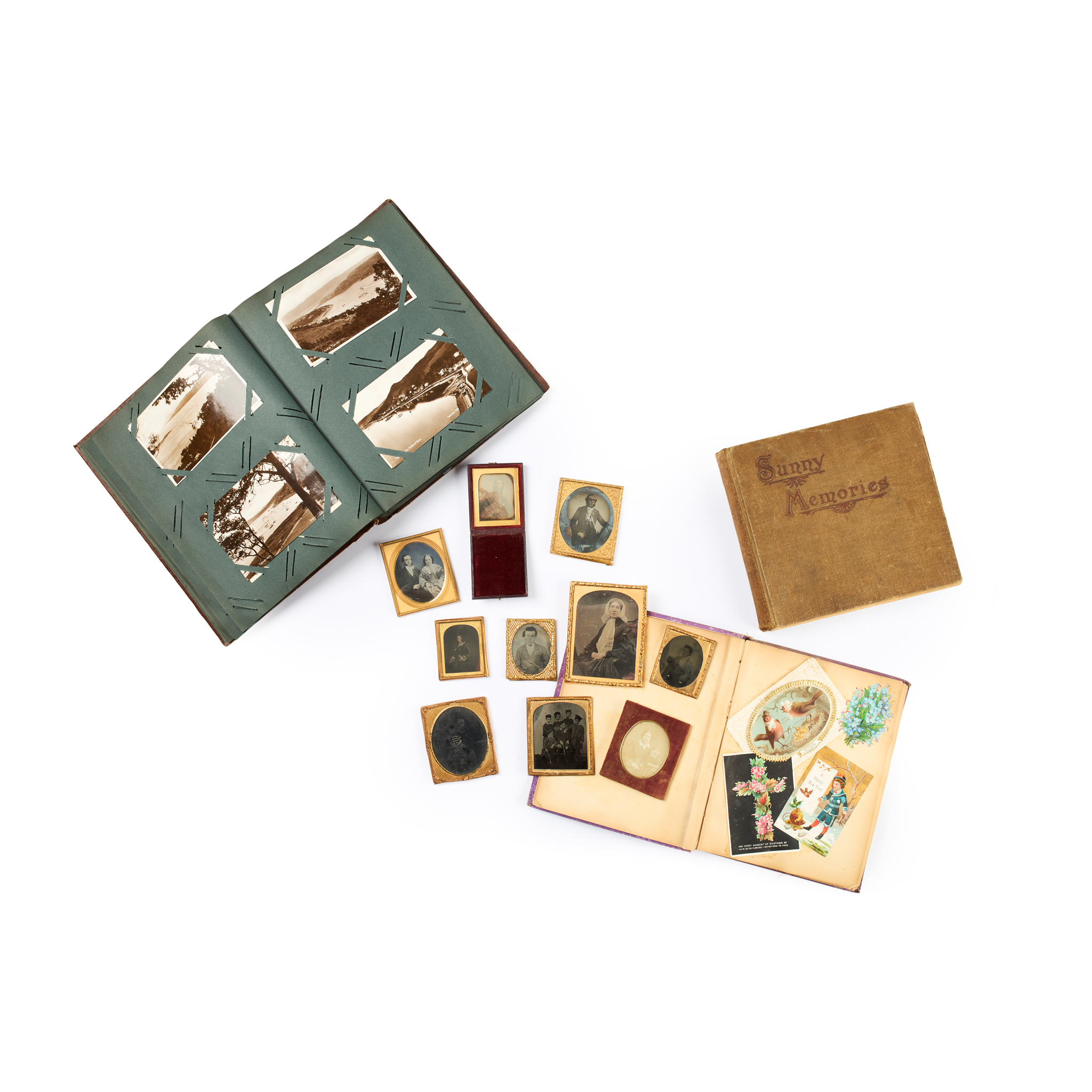 Christmas cards, photographs and manuscripts