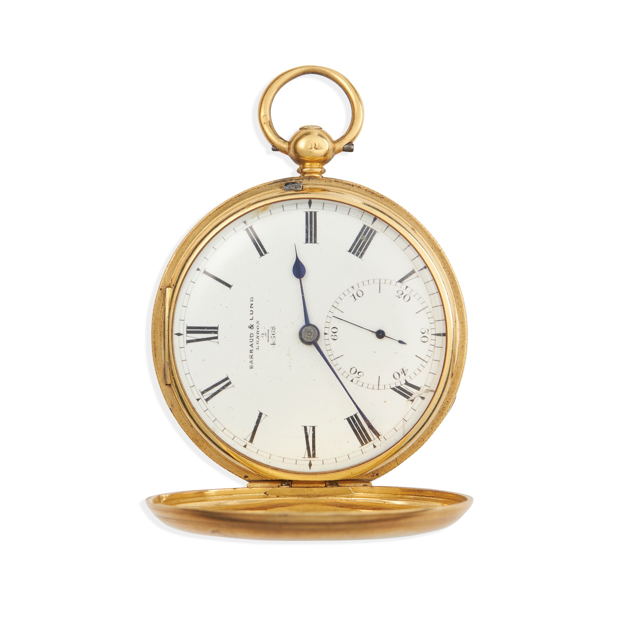A mid 19th-century gold pocket watch