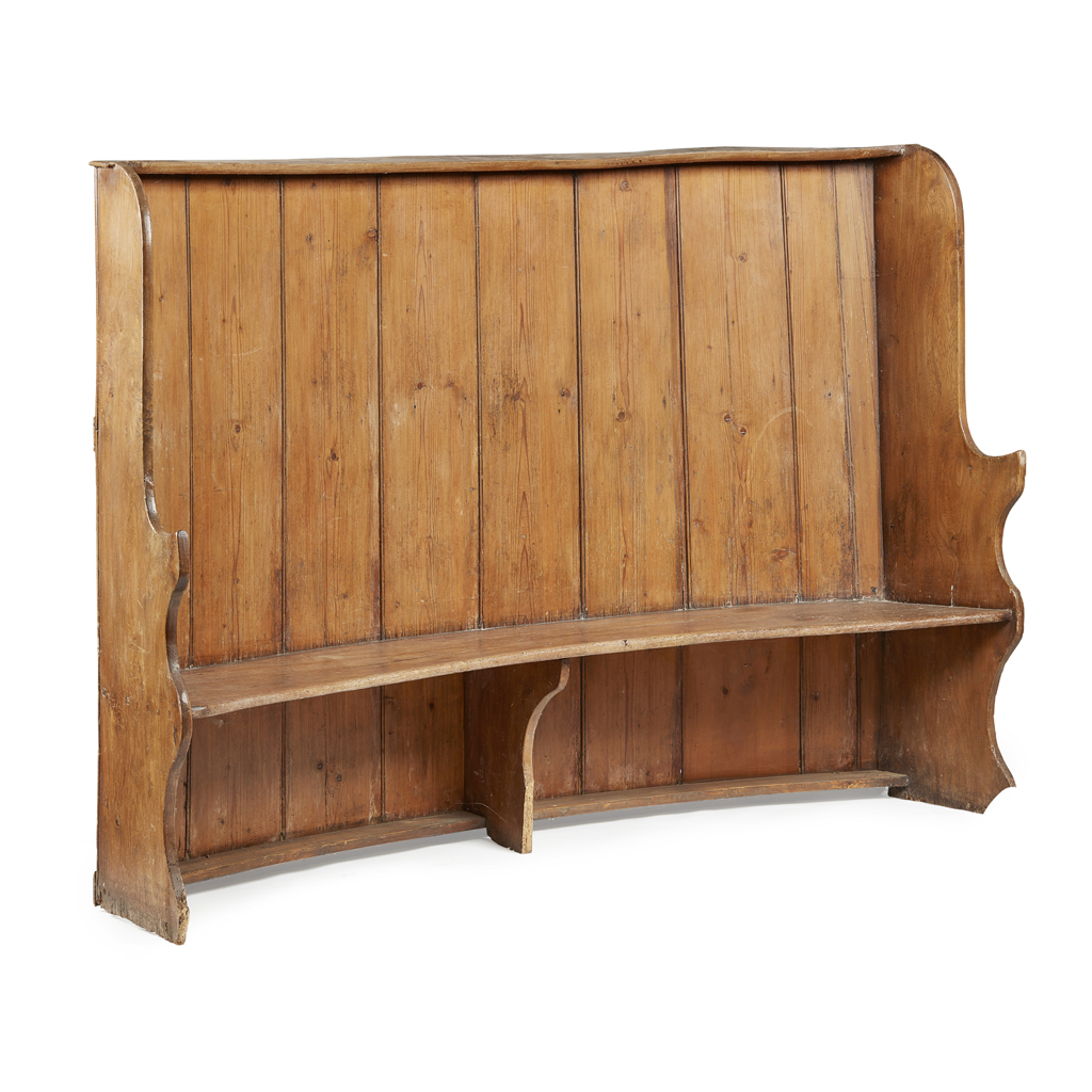 LARGE PINE SETTLE