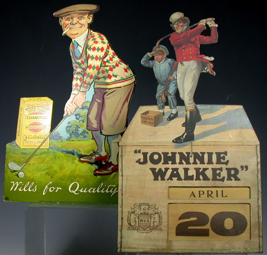 Past auction: A Scotch Whisky 'Johnnie Walker' advertising calendar,