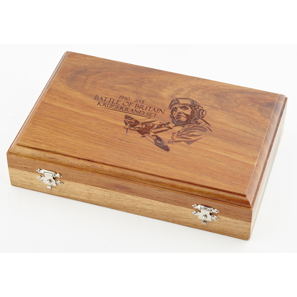 S.A. - A cased proof Battle of Britain set of Krugerrands