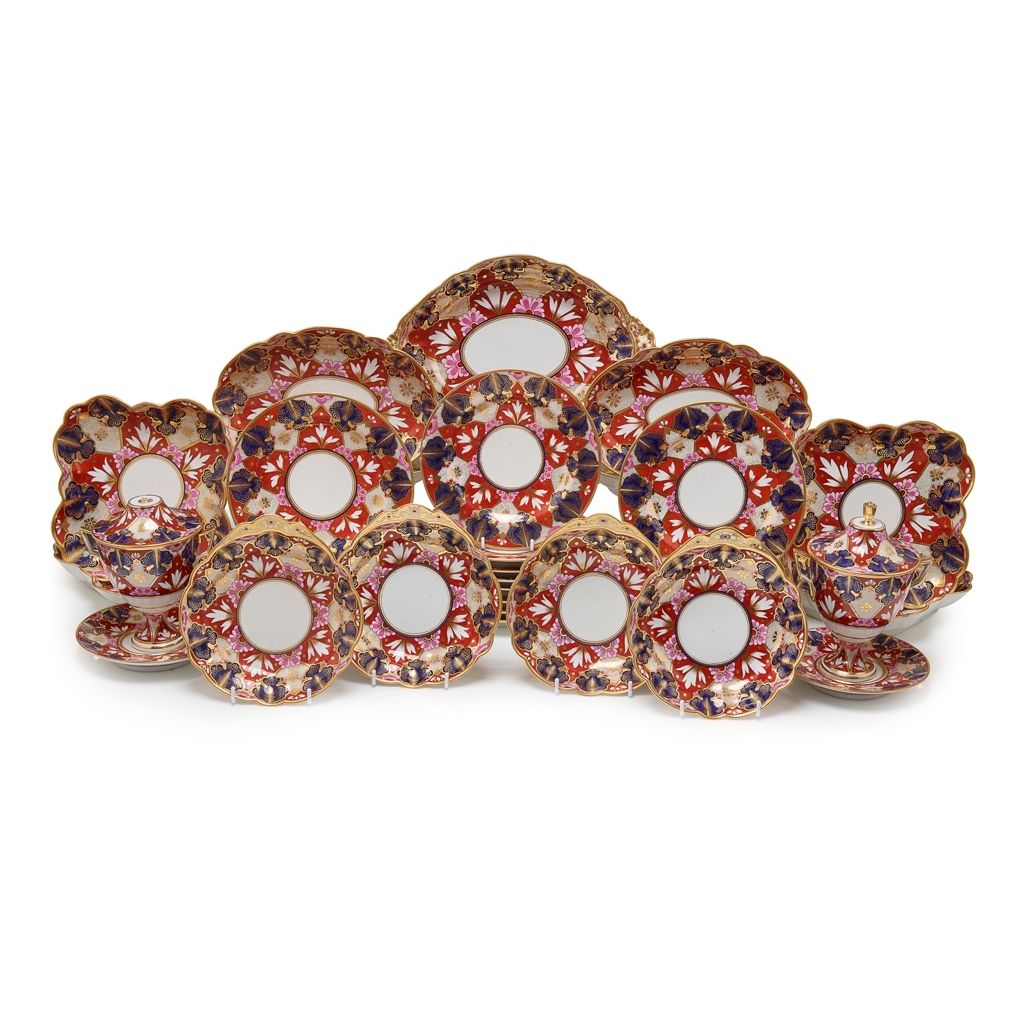 BARR FLIGHT AND BARR WORCESTER PART DESSERT SERVICE