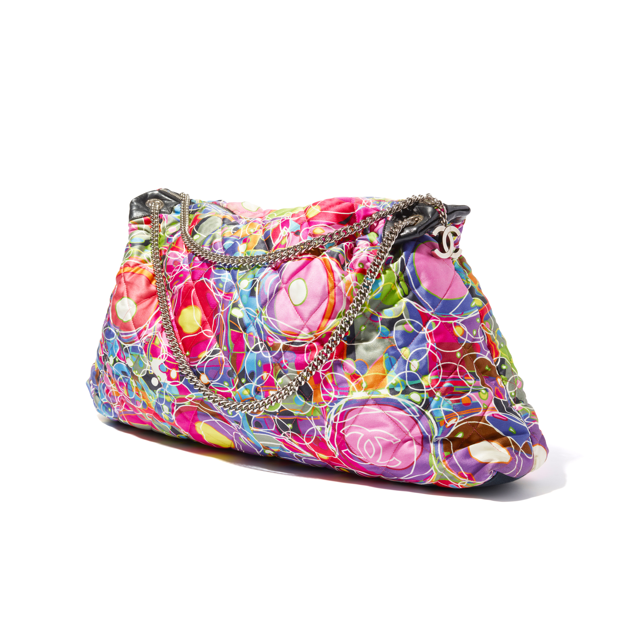 Chanel: A Kaleidoscope Quilted Silk Tote Bag