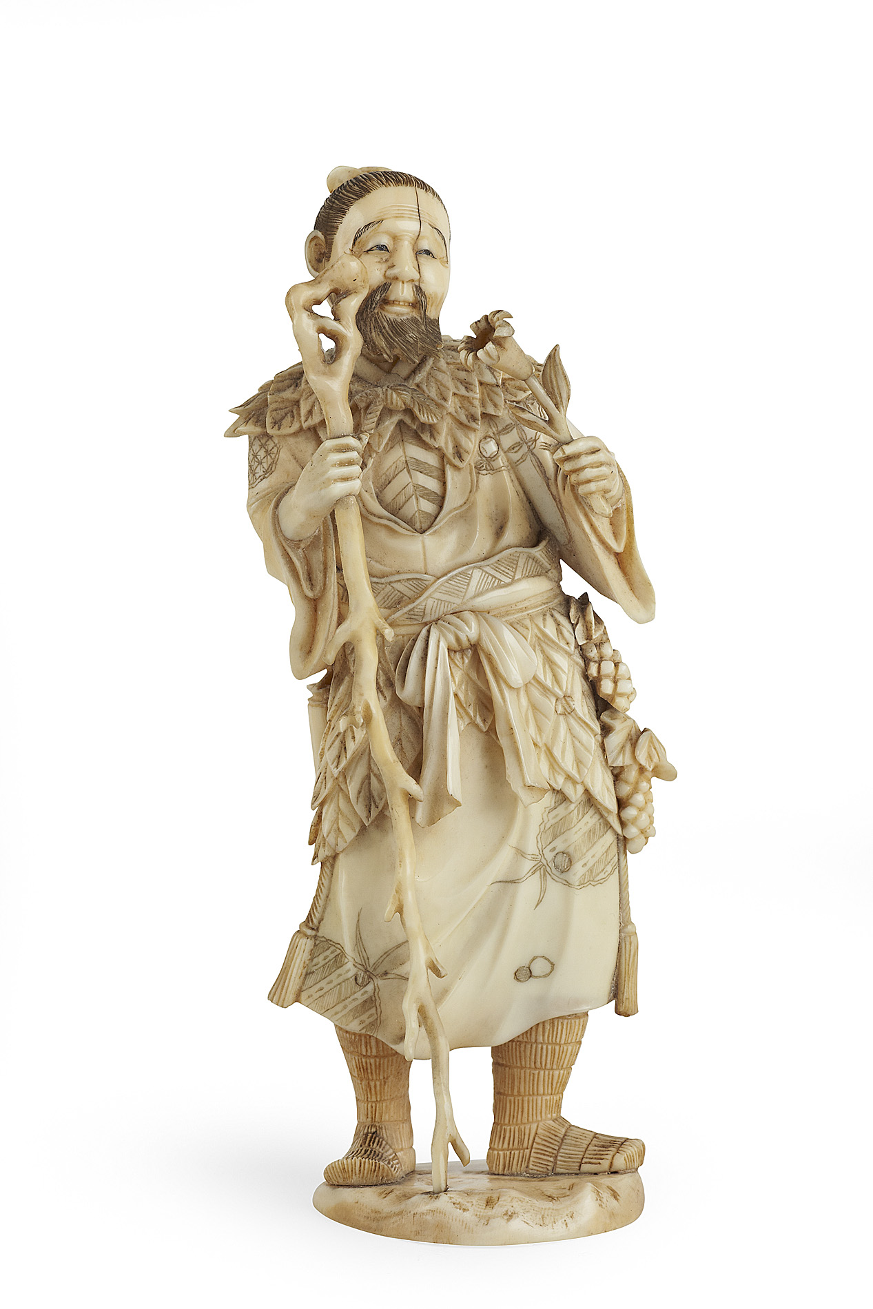 JAPANESE CARVED IVORY OKIMONO