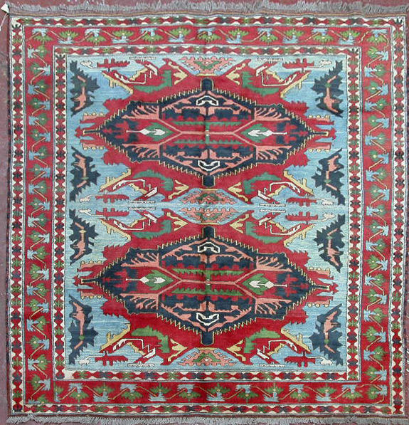 A Caucasian style carpet
