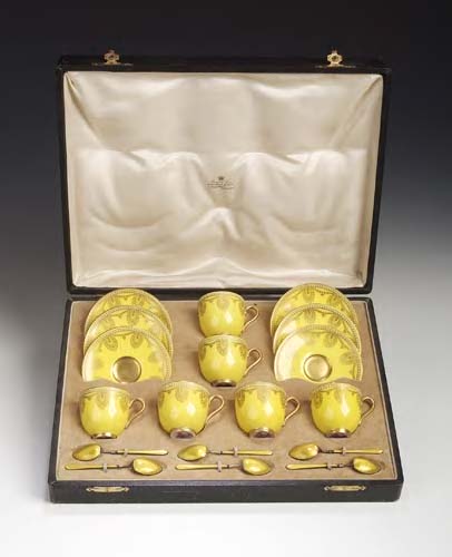 A Royal Worcester boxed coffee set,