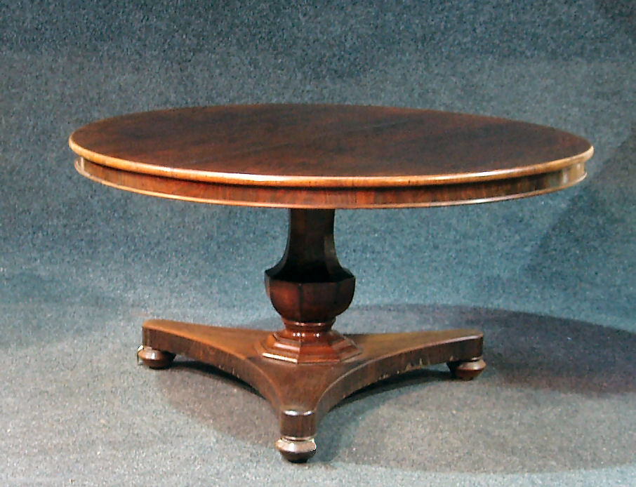 A Victorian rosewood breakfast table