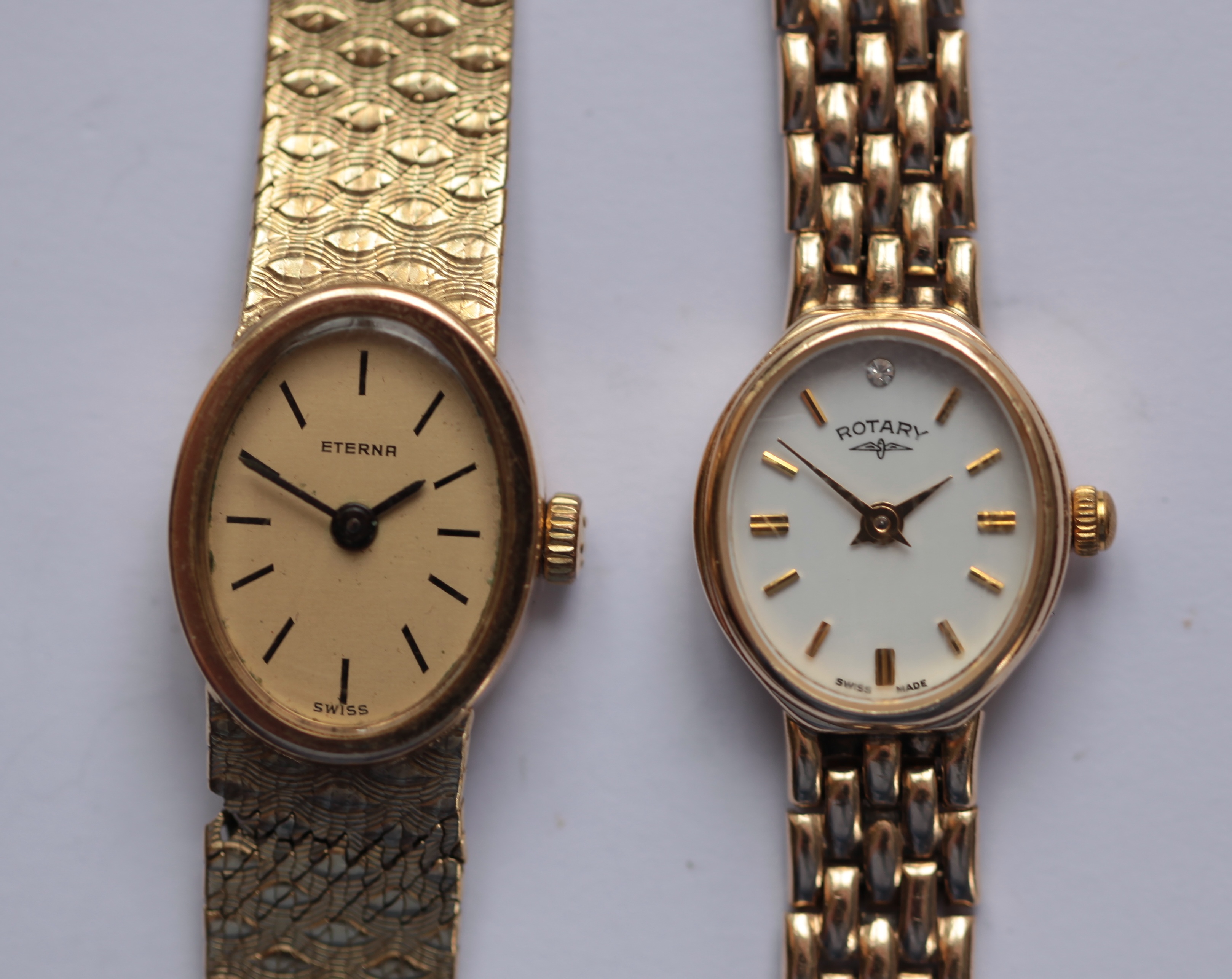 ROTARY - A lady's 9ct gold wrist watch