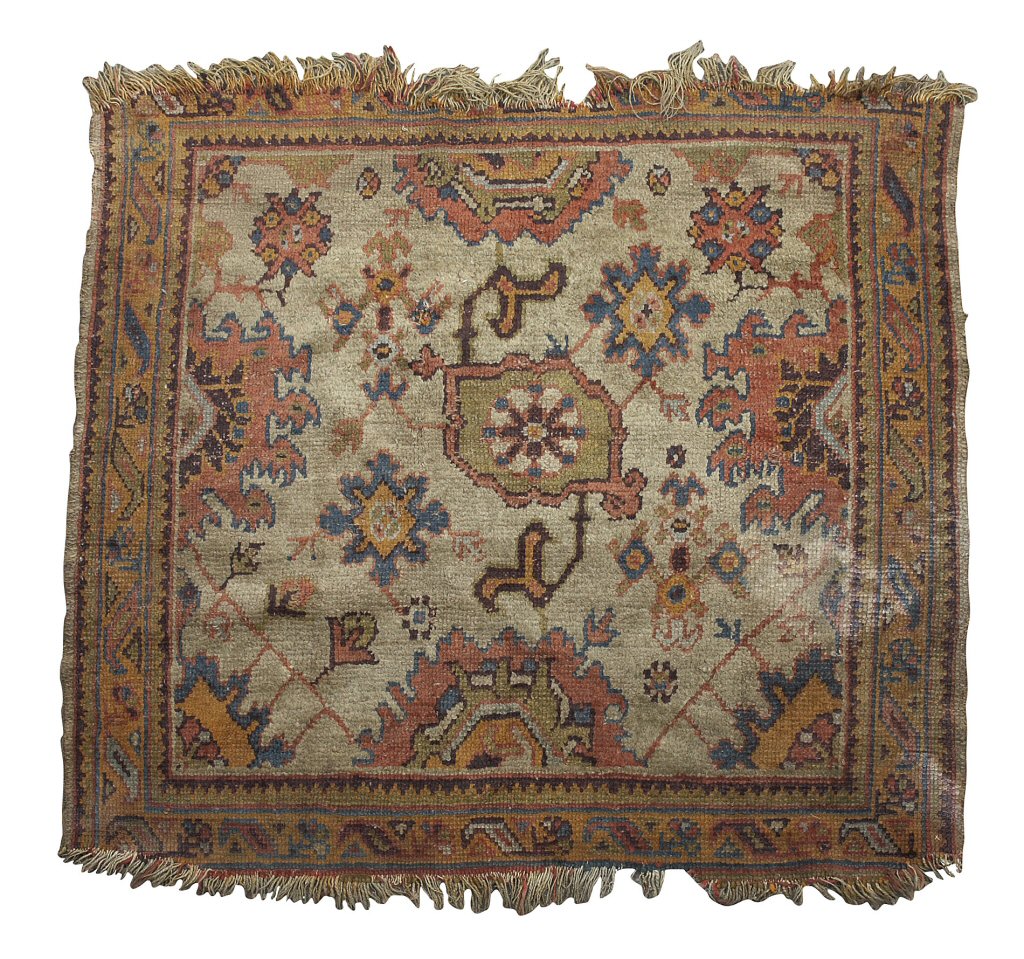 TWO USHAK RUGS