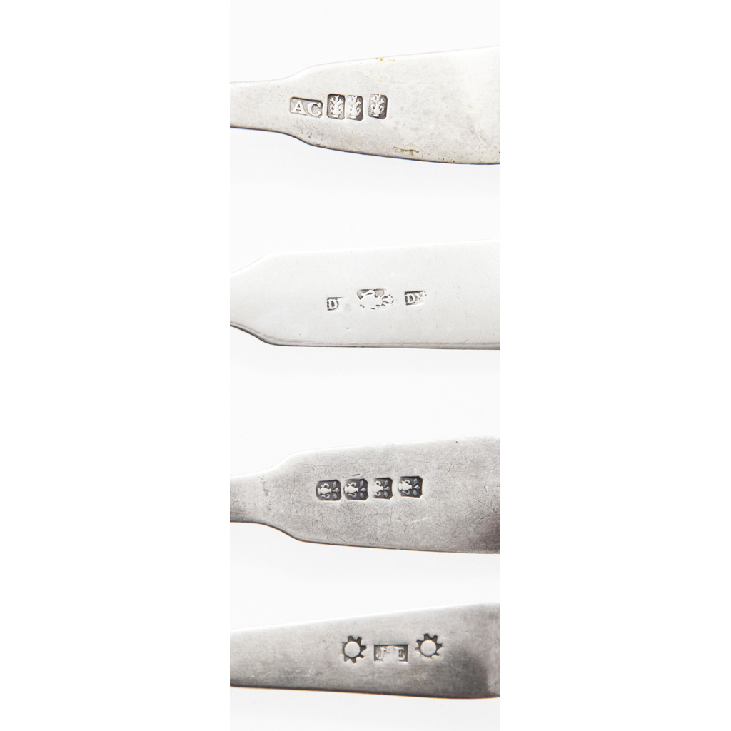 DUNDEE - A collection of Scottish provincial teaspoons