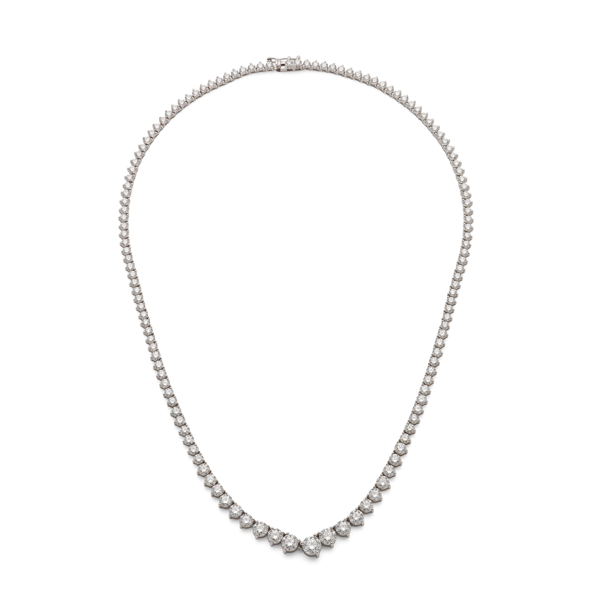 A diamond rivière necklace