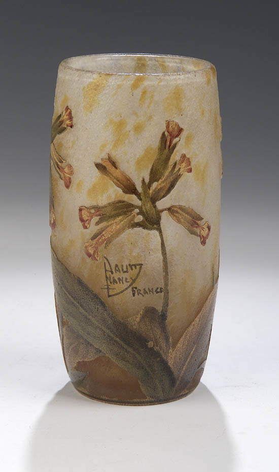 A Daum cameo glass vase