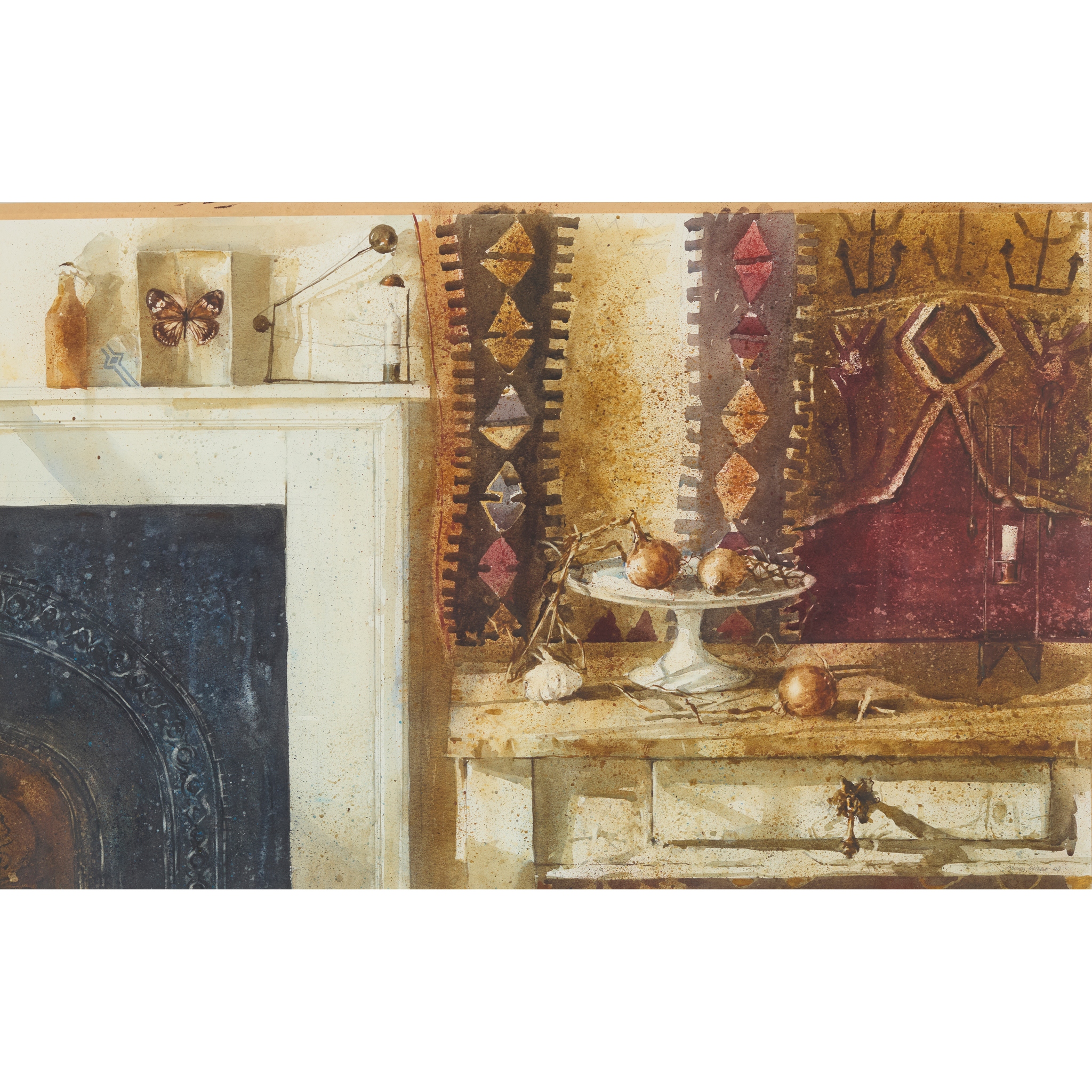 GEORGE GILBERT R.W.S. (SCOTTISH B.1939)
